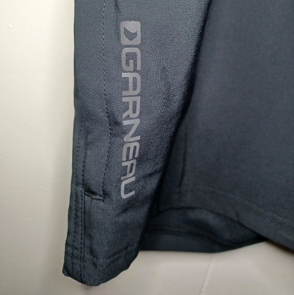 Louis Garneau Cycling Shorts Mens Size XL Black Longer Baggy Fit Stretch Elastic - Picture 2 of 8